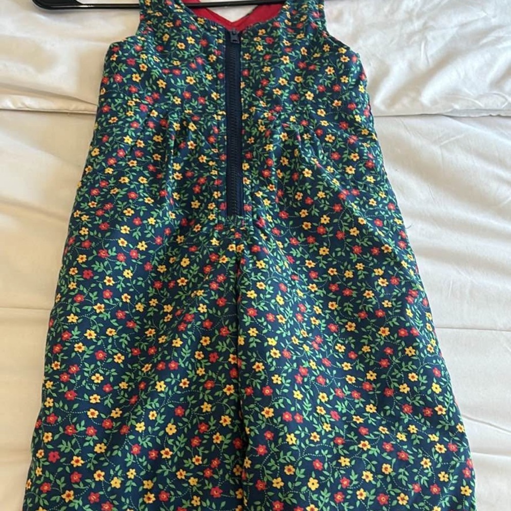 Floral Girls Snowsuit - Multicolor